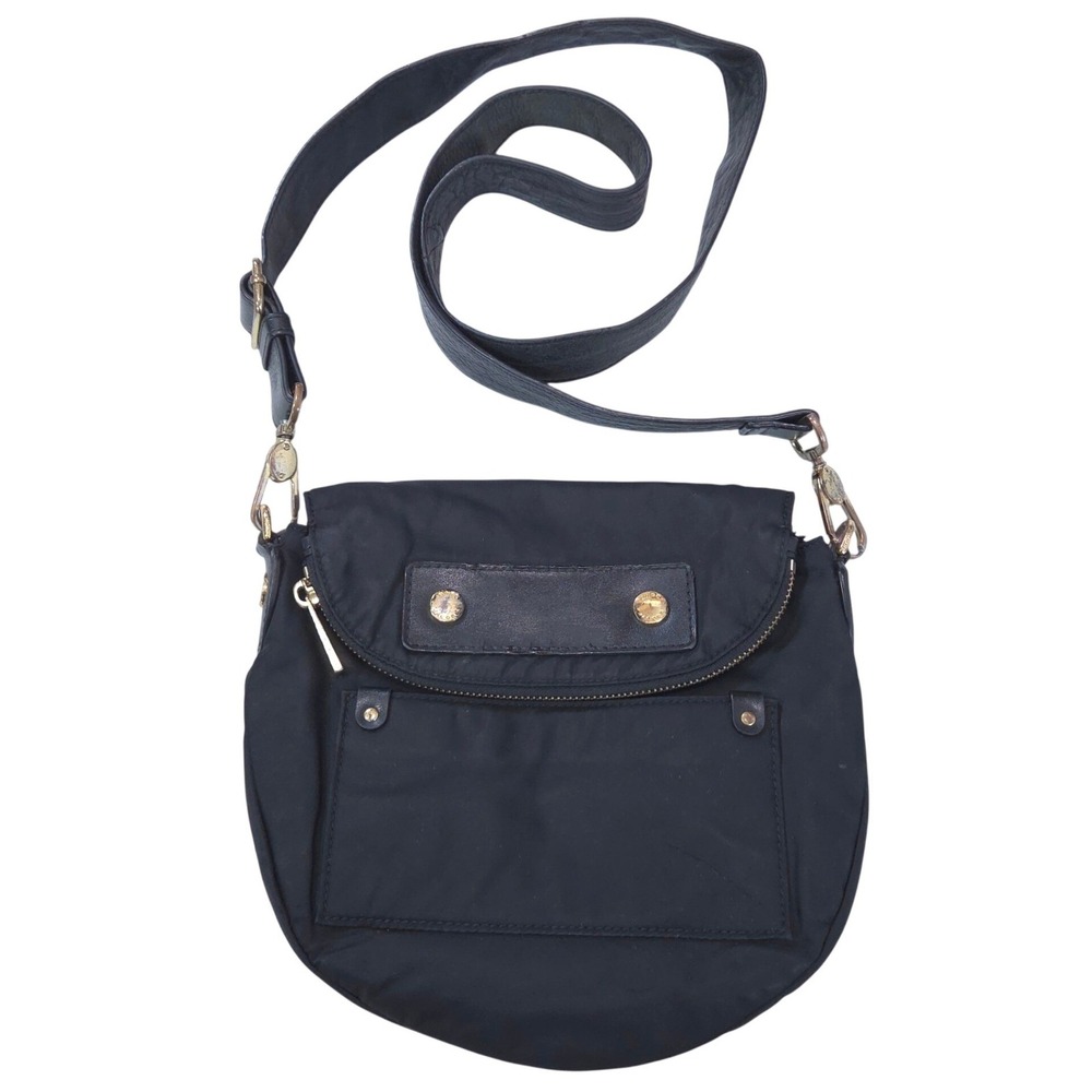 Marc by Marc Jacobs Preppy Nylon Mini Natasha Crossbody Bag Black Adjustable